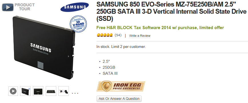 2015-02-11 22;07;38.PNG : 삼성 SSD 250GB SAMSUNG 850 EVO-Series MZ-75E250B/AM 2.5